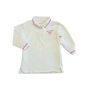 Zara girls 3y ballet core longline polo shirt